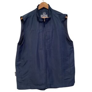 SCOTTeVEST RFID Travel Vest Men Large Navy Blue TEC Multi-Pocket Utility Vest L